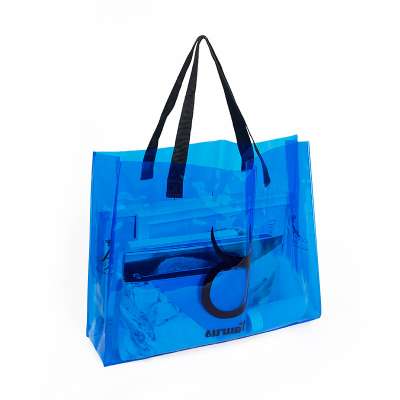 Wholesale Stylish Waterproof Transparent Clear PVC Beach Tote Bag