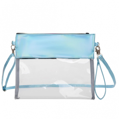 Clear Bag Women Pvc Transparent Crossbody Purse Clutch Messenger Handbag Tote Shoulder Bag for Women